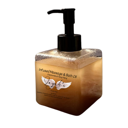 Chamomile Infused Massage & Bath Oil (Ylang Ylang)